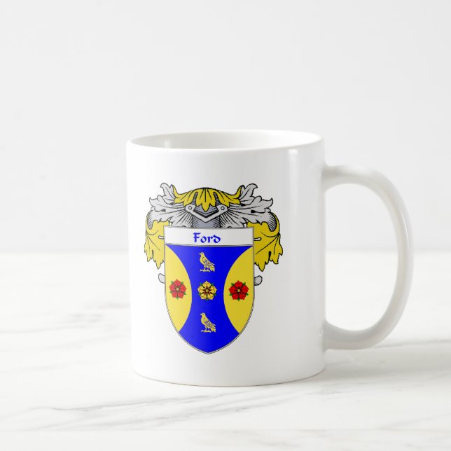Ford Coat of Arms (Mantled) Coffee Mug (Right)