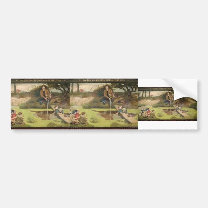 Ford Madox Brown Dalton Collecting Marsh Fire Gas Bumper Sticker