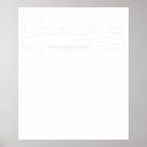Ford Mustang 1977 Cobra 1 Poster