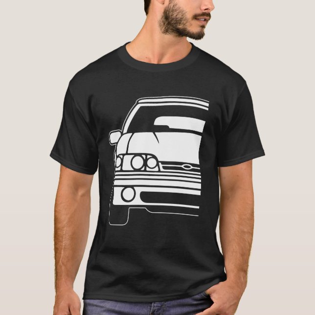 Ford Mustang 1989 Notchback 1 T-Shirt (Front)