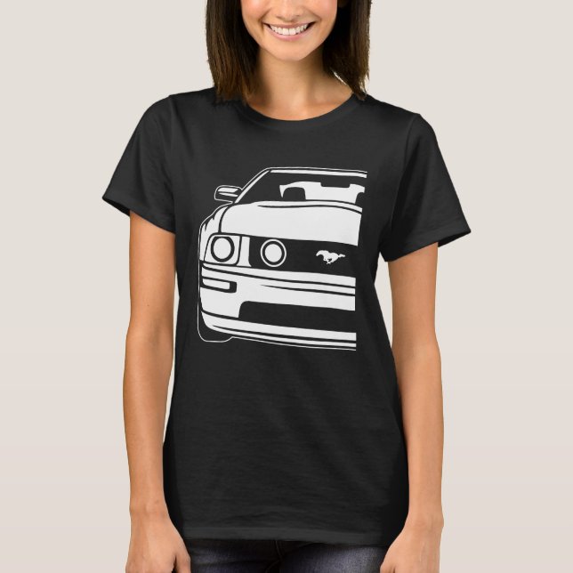 Ford Mustang 2005 To 2009 5th Generation 2 T-Shirt (Front)