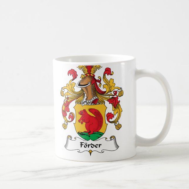Forder Family Crest Coffee Mug (Right)