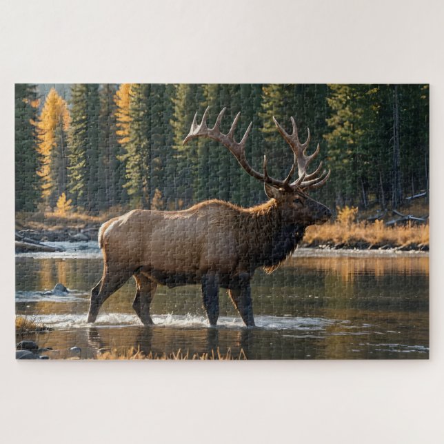 Fording the River Jigsaw Puzzle (Horizontal)