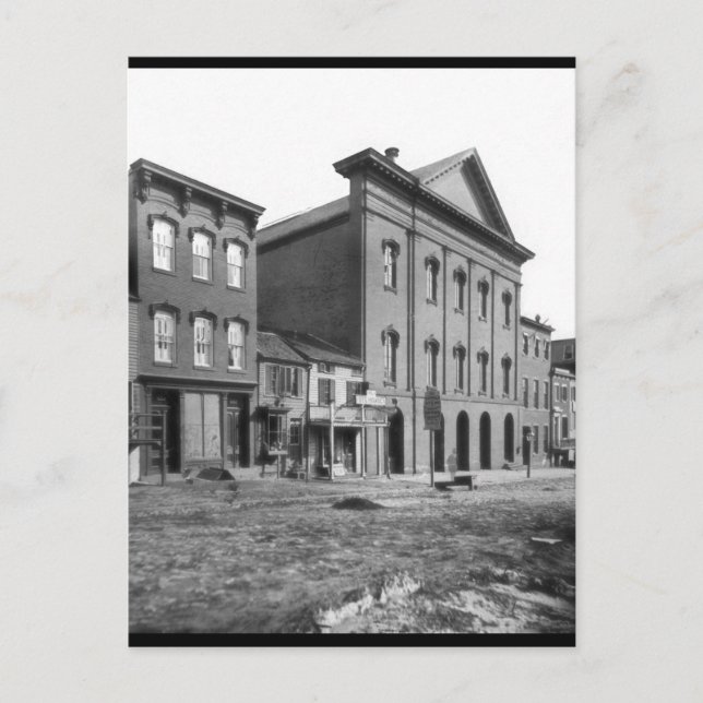 Ford's Theatre in Lincoln's time. Washington, D.C. Postcard (Front)