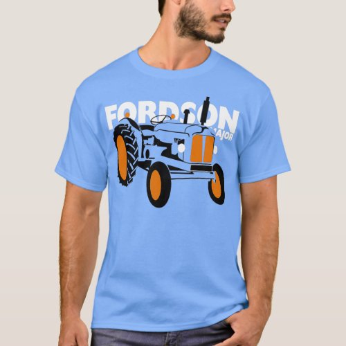 Fordson Major Vintage Tractor T_Shirt
