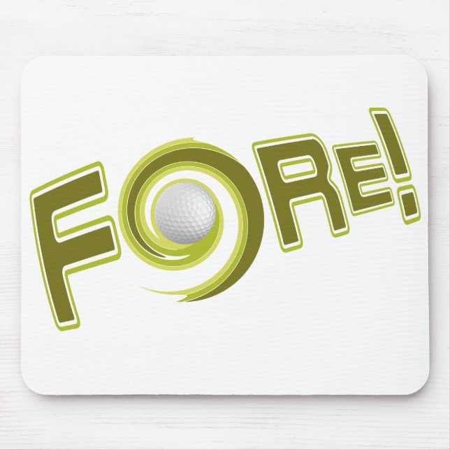 FORE!  custom mousepad (Front)