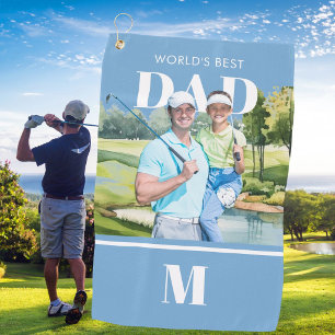 Fore Dad Custom Photo "POP"- like Golf Course Towel