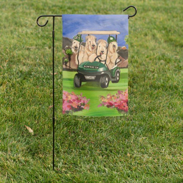 Fore Fun in the Sun Garden Flag (In SItu)