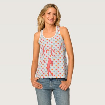 Fore  Golfer Coming Through  Polka Dots All-over-p Tank Top by anuradesignstudio at Zazzle