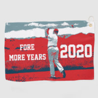 Fore More Years Donald Trump Golf Towel