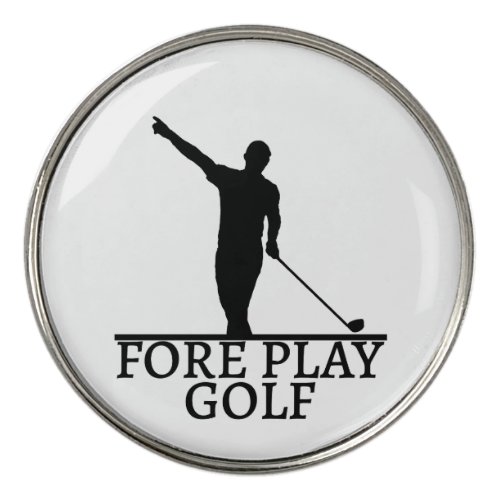 Fore Play Golf Ball Marker Golf Ball Marker Golf