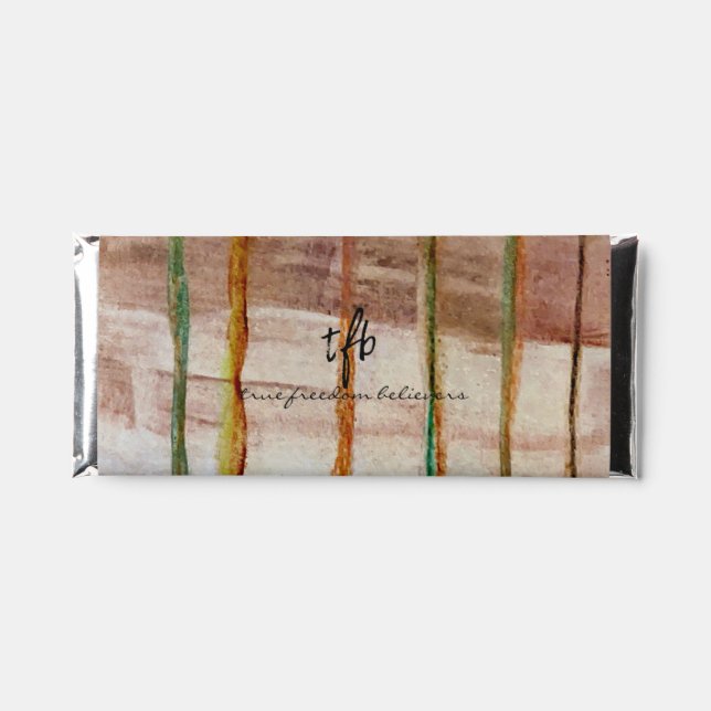 Foreboding Forest Halloween Hershey Bar Favors (Front)