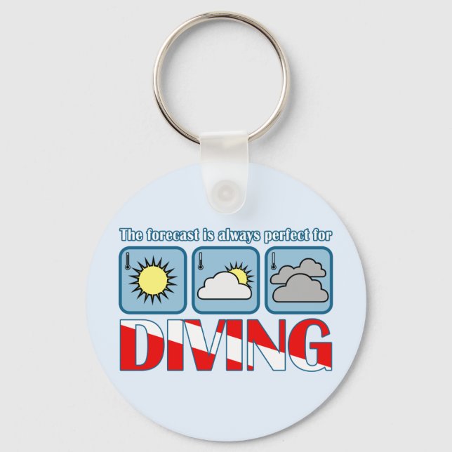 Forecast for Diving Keychain (Front)