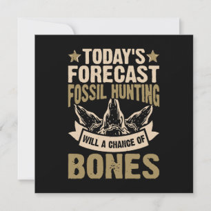 Forecast Fossil Hunting Will A Chance Of Bones Invitation