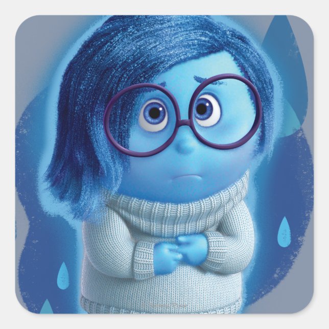 Forecast is for Blue Skies Square Sticker (Front)