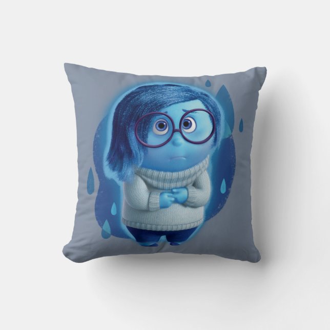 Forecast is for Blue Skies Throw Pillow (Front)