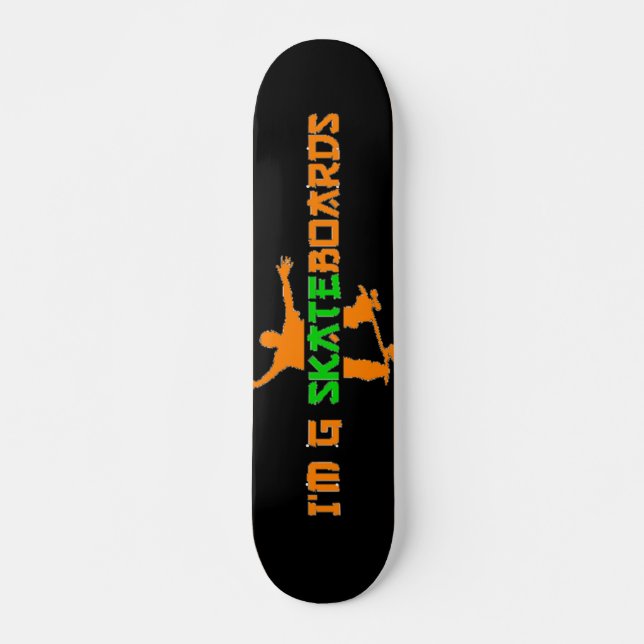Foreign Style Font Skateboard #1 Deck (Front)