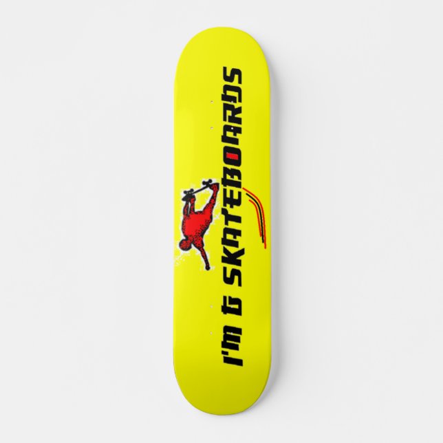 Foreign Style Font Skateboard #4 Deck (Front)