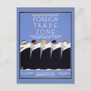 Foreign Trade Zone Postcard