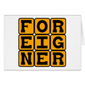 Foreigner, Outsider (Front Horizontal)