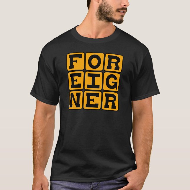 Foreigner, Outsider T-Shirt (Front)