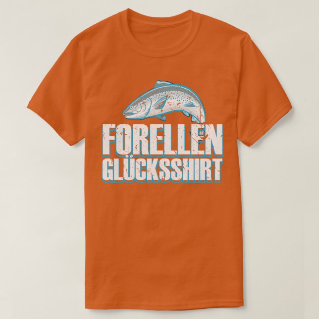 Forellen Angeln Fischer Angler Geschenk T-Shirt (Design Front)