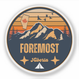 Foremost, Alberta Sticker