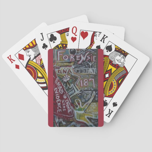 FORENSIC 187 POKER CARDS (Back)