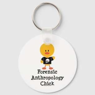 Forensic Anthropology Chick Keychain