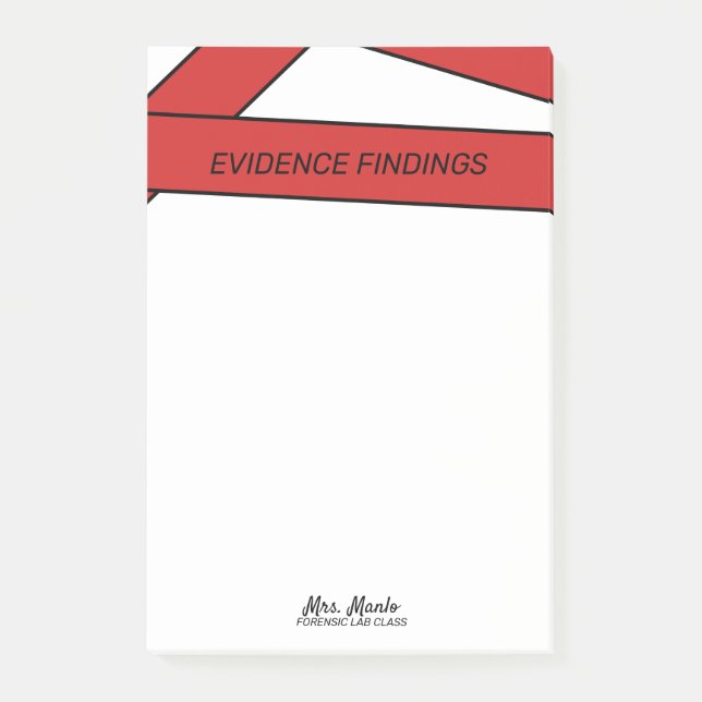 Forensic Lab Class Script Name  Notes (Front)