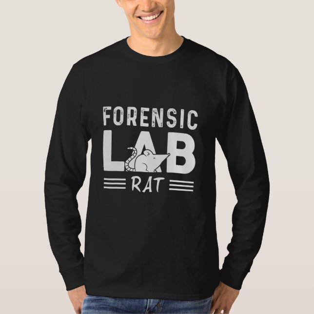 Forensic Lab Rat   Rat Owner And Rat T-Shirt (Front)