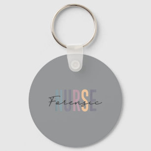 Forensic Nurse Correctional Nurse Practitioner Keychain