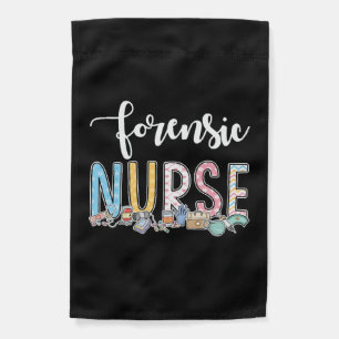 Forensic Nurse Gift Idea Garden Flag