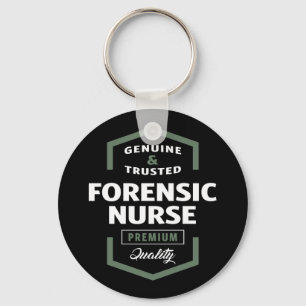 Forensic Nurse Logo Gift Ideas Keychain