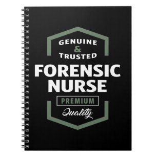 Forensic Nurse Logo Gift Ideas Notebook