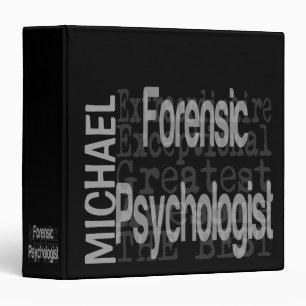 Forensic Psychologist Extraordinaire CUSTOM 3 Ring Binder