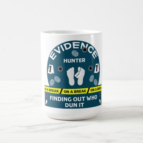 Forensic science criminalistics investigator   coffee mug