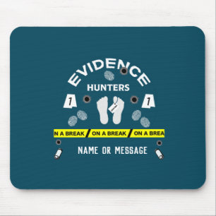 Forensic science criminalistics investigator mouse pad