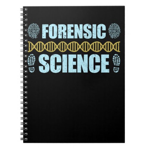 Forensic Science Criminology Detective DNA Notebook