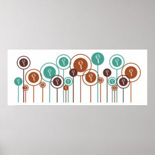 Forensic Science Daisies Poster