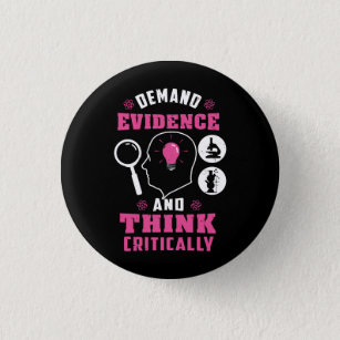 Forensic Science Investigation Science Geek Button