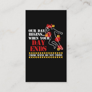 Forensic Science Investigator Crime Detective Business Card