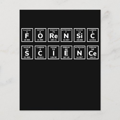 Forensic Science Periodic Table