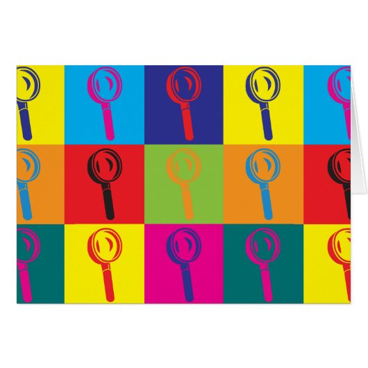 Forensic Science Pop Art Cards (Front Horizontal)