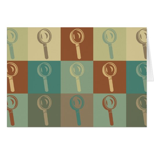 Forensic Science Pop Art Cards (Front Horizontal)