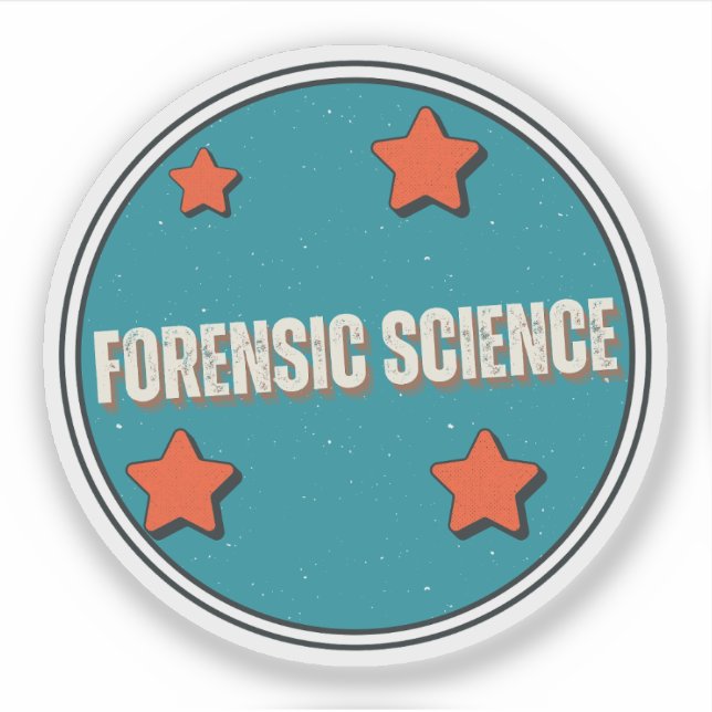 Forensic Science Sticker (Front)