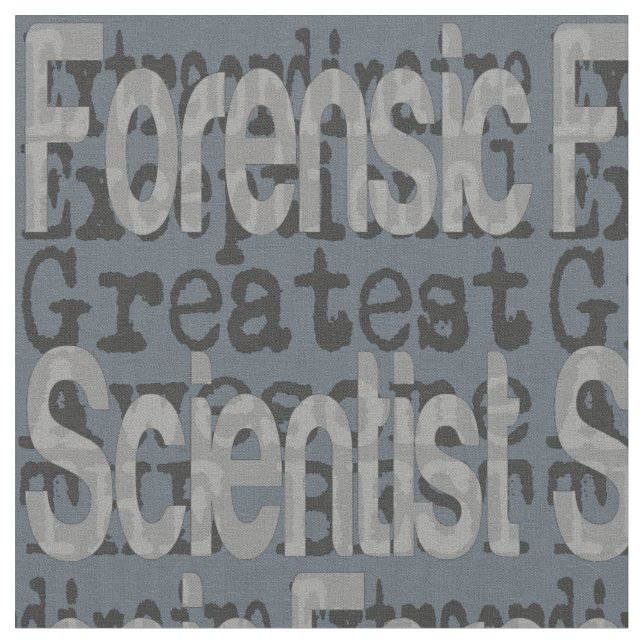 Forensic Scientist Extraordinaire Fabric (Close Up)