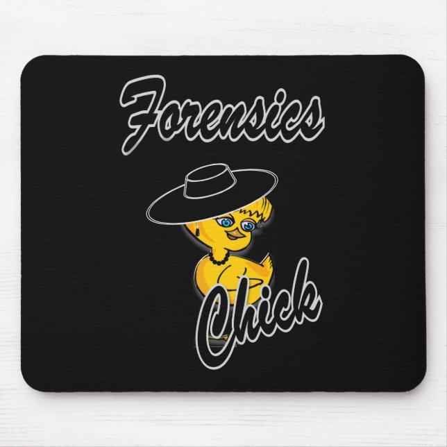 Forensics Chick #4 Mouse Pad (Front)