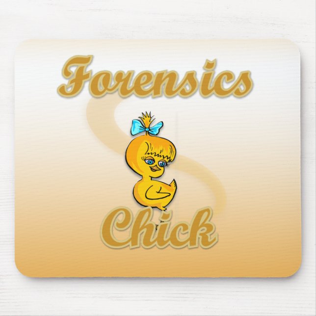 Forensics Chick  Mouse Pad (Front)