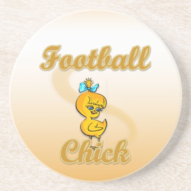 Forensics Chick  Sandstone Coaster (Front)